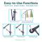 Sunnydaze 10' Offset Patio Umbrella with Cantilever and Cross Base