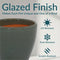 Sunnydaze Resort Glazed Ceramic Planter with Drainage Holes - Set of 2