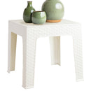 Sunnydaze Outdoor Square Plastic Adirondack Patio Side Table