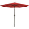 Sunnydaze Aluminum 9 Foot Patio Umbrella with Tilt & Crank