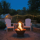 Sunnydaze Rustic Affinity Steel Fire Pit - 24"