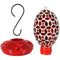 Sunnydaze Red Mosaic Flower Hummingbird Feeder - 7"