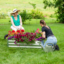 Sunnydaze Galvanized Steel Raised Garden Bed