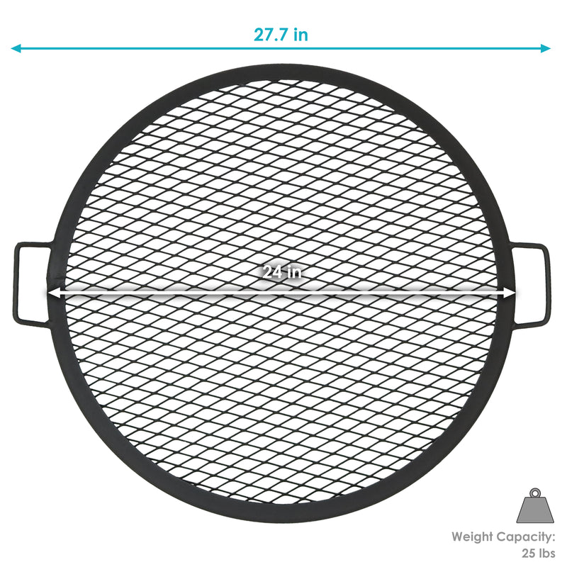 Sunnydaze X-Marks Round Fire Pit Cooking Grate