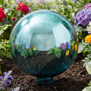 Sunnydaze 10-Inch Outdoor Glass Gazing Globe for Garden