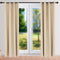 Sunnydaze Beige Outdoor Room Darkening Curtains