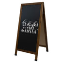 Sunnydaze 48" x 24" A-Frame Chalkboard Sign