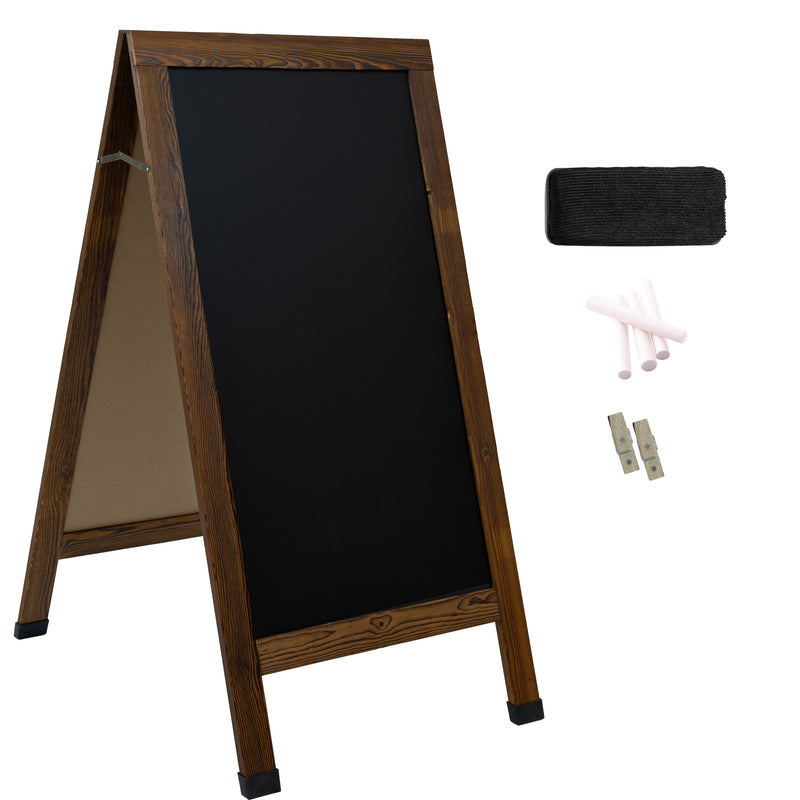 Sunnydaze 57" x 27" A-Frame Chalkboard Sign