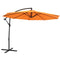 Sunnydaze Offset Outdoor Patio Umbrella with Crank - 9-Foot