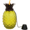 Sunnydaze Tropical Pineapple 3-in-1 Glass Outdoor Torches - Set of 2