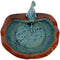 Sunnydaze Glazed Ceramic Fish Outdoor Water Fountain - 7"