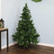 Sunnydaze Unlit Faux Christmas Tree with Hinged Branches and Stand