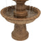 Sunnydaze 4-Tier Pineapple Outdoor Water Fountain - 52" H