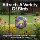 Sunnydaze Fly-Through Mosaic Bird Feeder