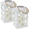 Sunnydaze Modern Crosshatch Outdoor Solar LED Decorative Candle Lantern - 9-Inch