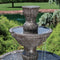 Sunnydaze Classic Designer 3-Tier Outdoor Water Fountain - 55" H