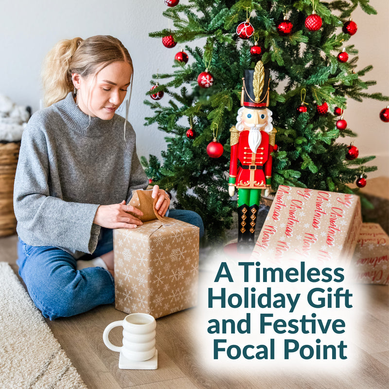 Sunnydaze Kristoff the Nutcracker Soldier Christmas Decor