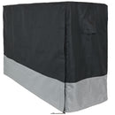 Sunnydaze Log Rack Cover - Gray/Black - Size Options