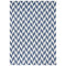 8x10 Sunnydaze Geometric Affinity Indoor/Outdoor Patio Area Rug in Steel Blue