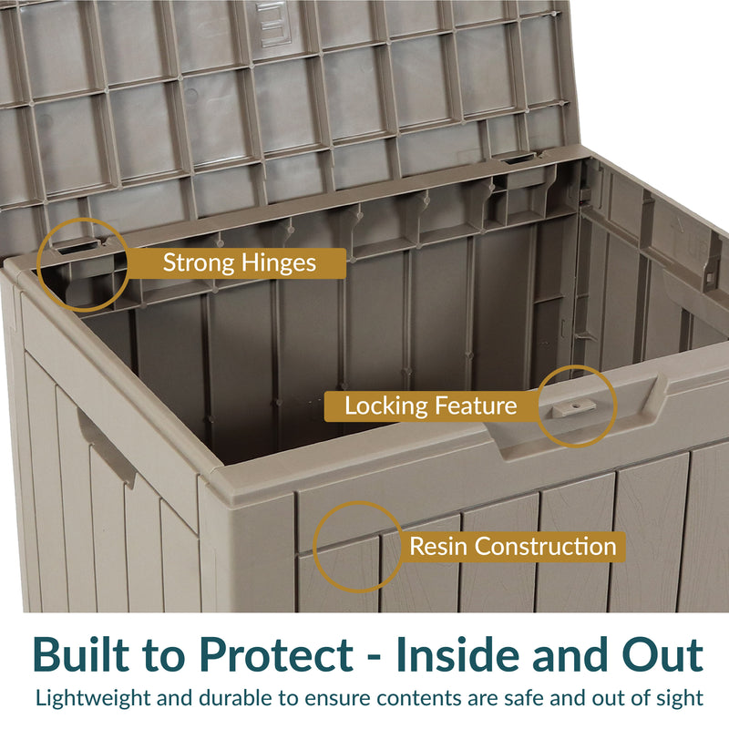 Sunnydaze Outdoor Lockable Deck Storage Box