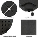 Sunnydaze Cantilever Offset Patio Umbrella Base Plate Weights - Set of 4