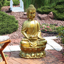 Sunnydaze Relaxed Buddha Fountain with Light