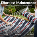 Sunnydaze 2-Person Quilted Fabric Double Hammock with Pillow