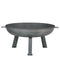 Sunnydaze Rustic Cast Iron Fire Pit Bowl with Stand