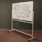 Sunnydaze Double-Sided Rolling Magnetic Whiteboard - 77" H