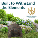 Sunnydaze Tortoise Concrete Garden Statue