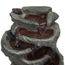 Six-Tier Stone Falls Tabletop Fountain
