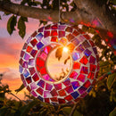 Sunnydaze Mosaic Fly-Through Hanging Bird Feeder