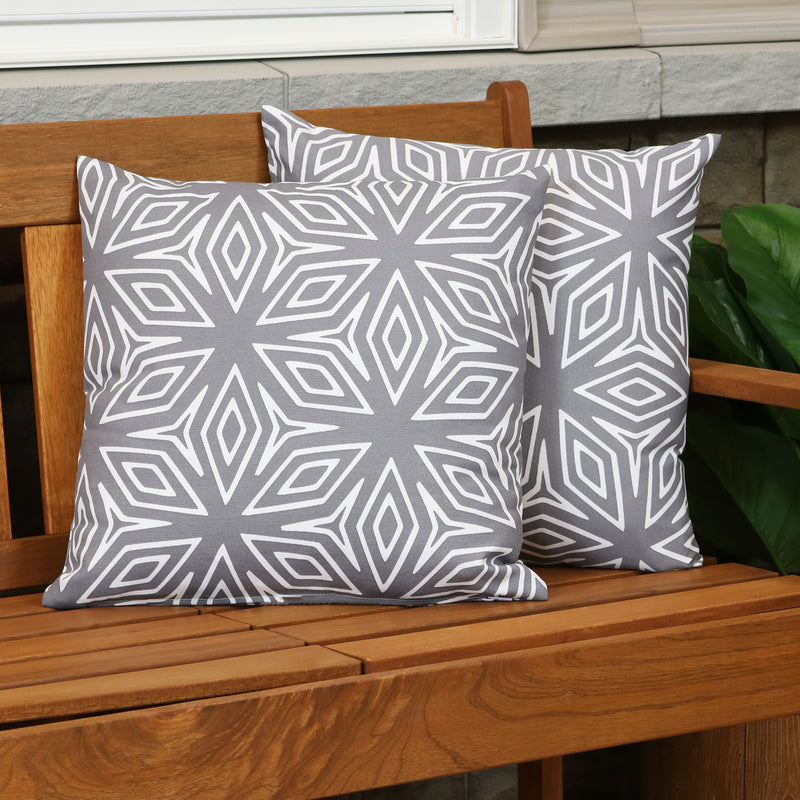 Sunnydaze Indoor/Outdoor Decorative Throw Pillow Covers