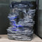 Sunnydaze Five Stream Rock Cavern Indoor Tabletop Water Fountain with LED Lights - 13"