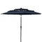 Sunnydaze 10 ft 3-Tier Large Patio Umbrella with Tilt and Crank - Navy