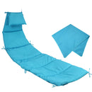 Sunnydaze Hanging Lounge Chair Replacement Cushion and Umbrella - Choose Color