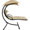 Sunnydaze Floating Chaise Lounge Chair with Canopy