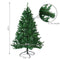 Sunnydaze Unlit Artificial Christmas Tree with Hinged Branches and Stand