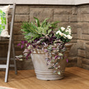 Sunnydaze Franklin Polyresin Outdoor Flower Pot Planter