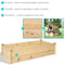 Sunnydaze Rectangular Wood Raised Garden Bed - 24" x 48.25"