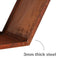 Sunnydaze Rustic Hexagon Firewood Storage - 30"