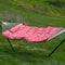 Sunnydaze Rope Hammock with 12' Steel Stand, Pad, and Pillow