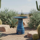 Sunnydaze Glazed Ceramic Outdoor Bird Bath