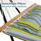 Sunnydaze 2-Person Quilted Fabric Double Hammock with Pillow