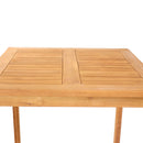 Sunnydaze Teak Wooden Bar Table -  31" Square