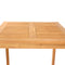 Sunnydaze Teak Wooden Bar Table -  31" Square
