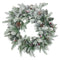 Sunnydaze 24" Prelit Artificial Christmas Wreath with Timer