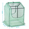 Sunnydaze Mini Greenhouse with 2 Side Doors - Green