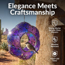 Sunnydaze Fly-Through Mosaic Bird Feeder