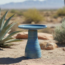 Sunnydaze Glazed Ceramic Outdoor Bird Bath